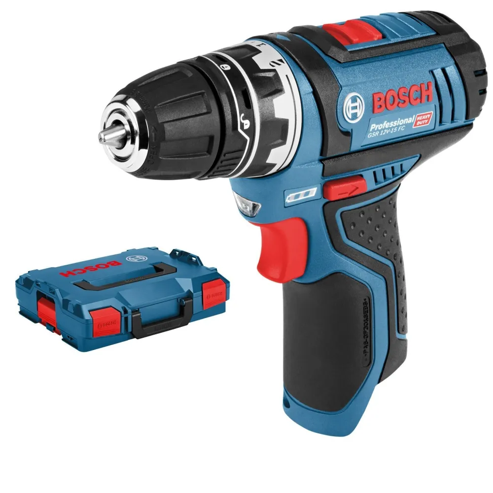 Bosch Akku-Bohrschrauber GSR 12V-15 FC FlexiClick Clic&Go Solo L-Boxx - 06019F6002