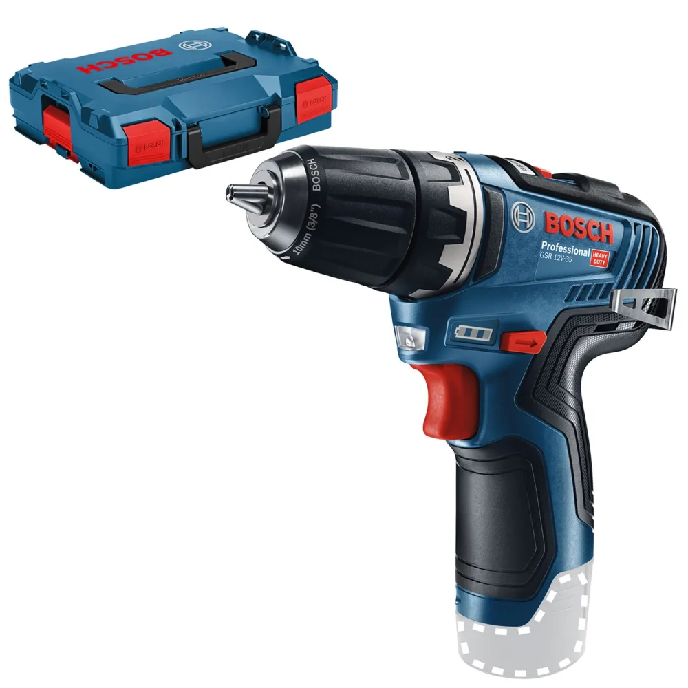 Bosch Akku-Bohrschrauber GSR 12V-35 Solo L-Boxx - 06019H8001