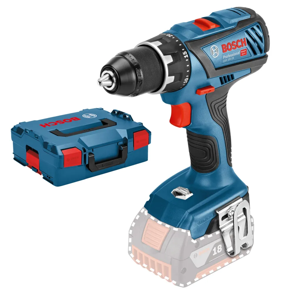 Bosch Akku-Bohrschrauber GSR 18V-28 Solo L-Boxx - 06019H4108