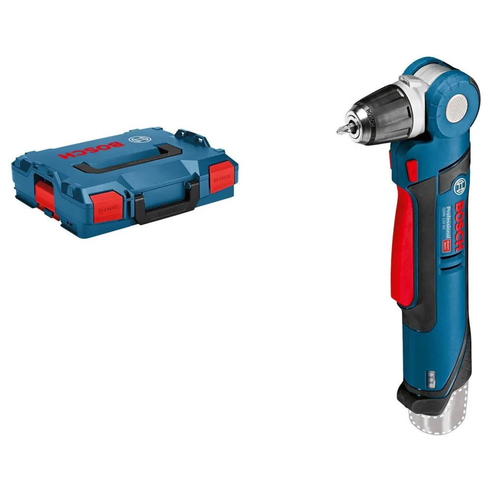 Bosch Akku-Winkelbohrmaschine GWB 12V-10 Clic&Go Solo L-Boxx - 0601390909