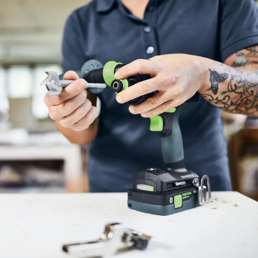 Festool Akku-Bohrschrauber TDC 18/4 5,0/4,0 I-Plus QUADRIVE / 1x 4,0 1x 5,0 Akku + Ladegerät + Zubehör im Systainer - 577649