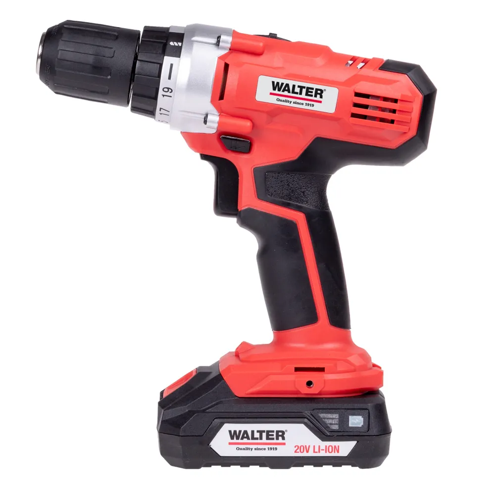 Walter Akku-Bohrschrauber 20 V / 1x 2,0 Ah Akku + Ladegerät - 620258