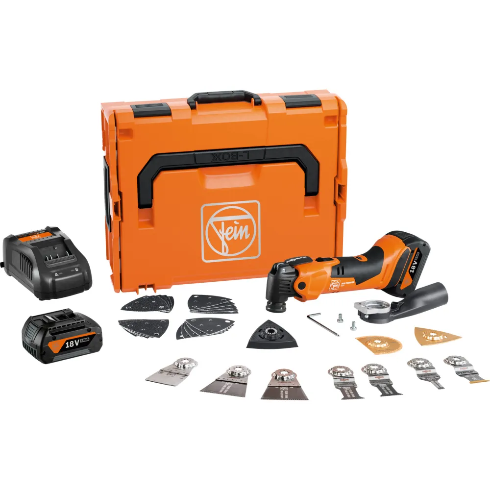 Fein Akku-MultiMaster AMM 500 PLUS TOP AS 18 V / 2x 4.0 Ah Akku + Ladegerät im Koffer - 71293861000