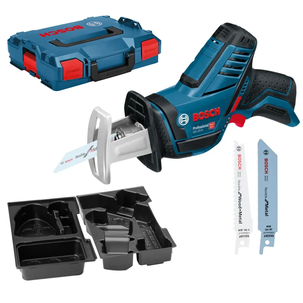 Bosch Akku-Säbelsäge GSA 12V-14 Solo inkl. Sägeblatt L-Boxx - 060164L905