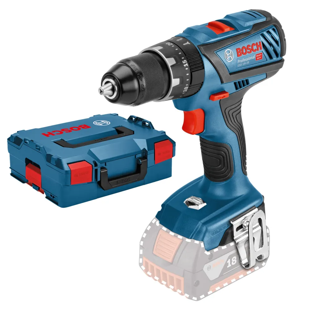 Bosch Akku-Schlagbohrschrauber GSB 18V-28 Clic&Go Solo L-Boxx - 06019H4008