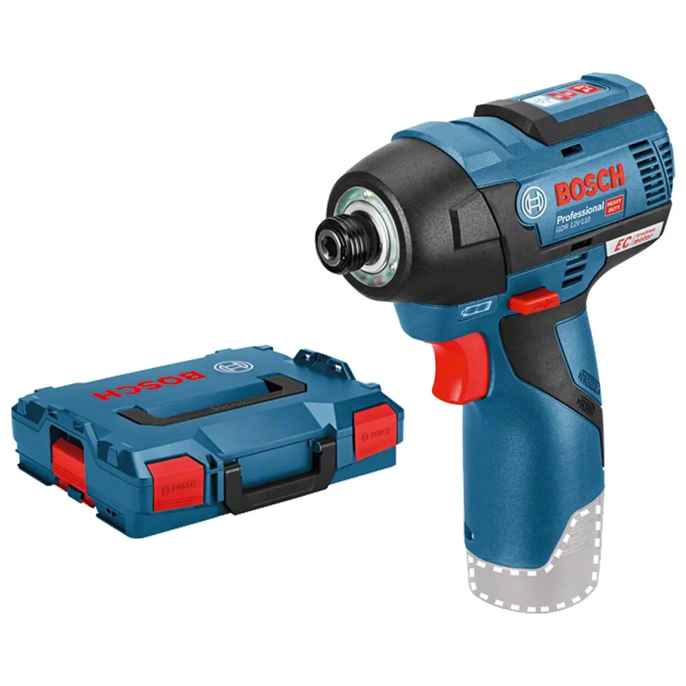 Bosch Akku-Drehschlagschrauber GDR 12V-110 Solo L-Boxx - 06019E0003
