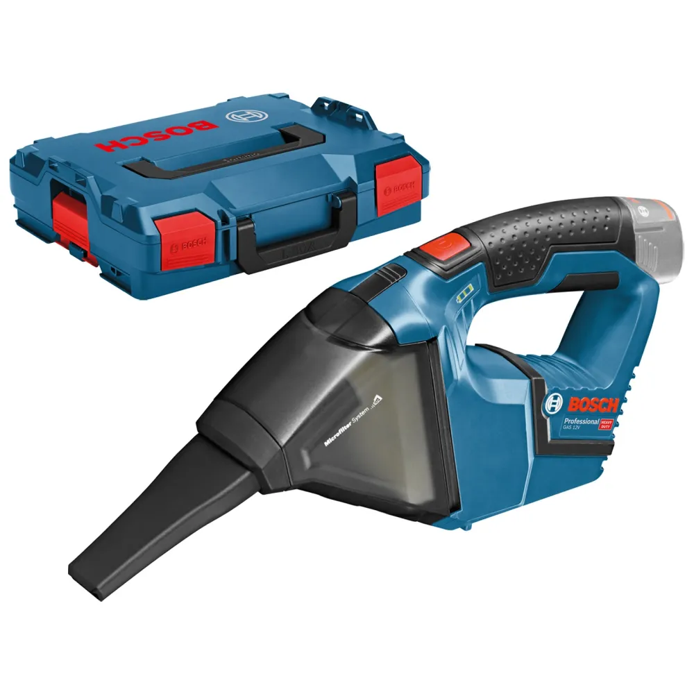 Bosch Akku-Sauger GAS 12V Clic&Go Solo inkl. Zubehör L-Boxx - 06019E3001