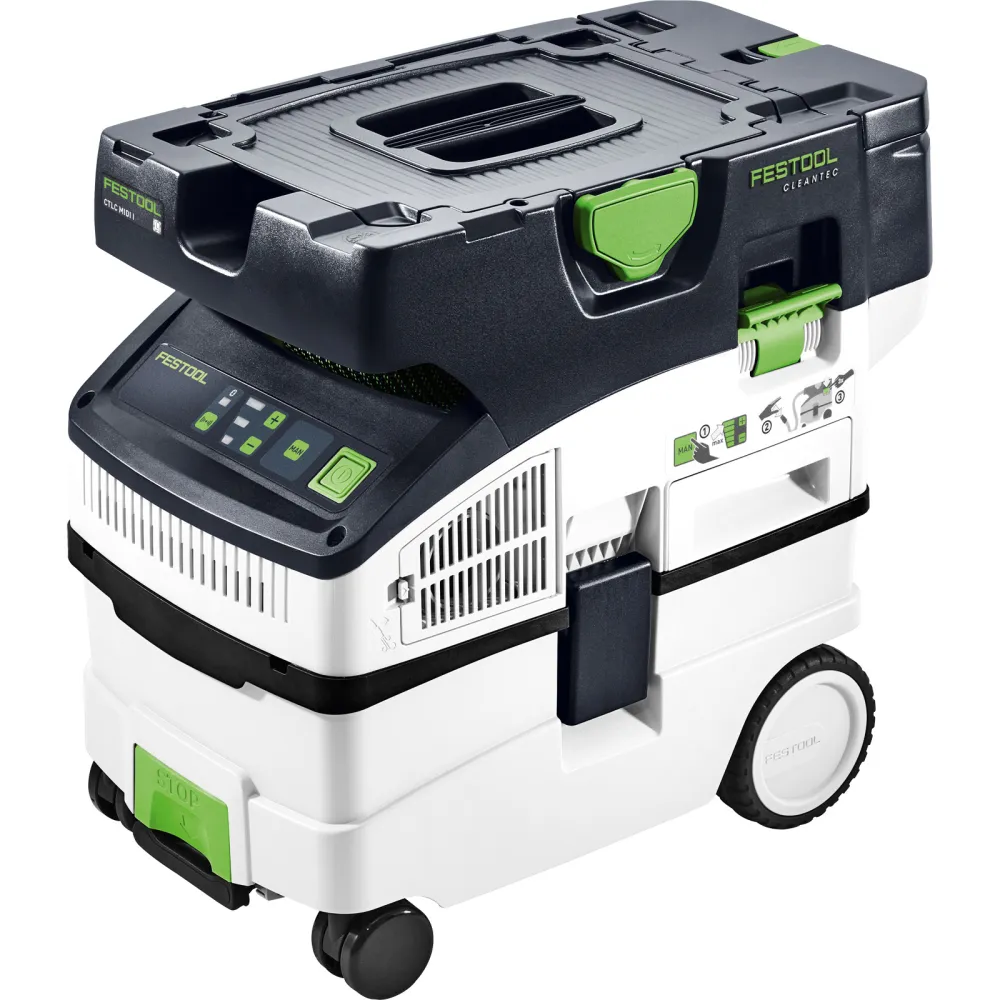 Festool Akku-Absaugmobil CTLC MIDI I-Plus CLEANTEC 18 V / 4x 5,0 Ah Akku + Ladegerät - 577671