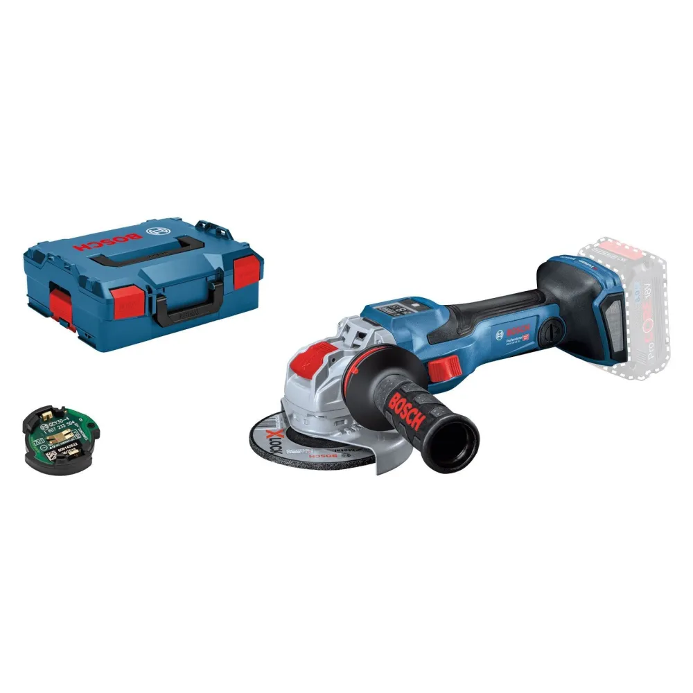 Bosch Akku-Winkelschleifer BITURBO GWX 18V-15 SC Ø 125 mm mit X-LOCK Solo inkl. Zubehör-Set L-Boxx - 06019H6500