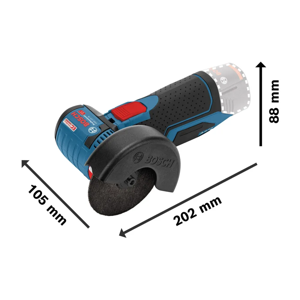 Bosch Akku-Winkelschleifer GWS 12V-76 Ø 76 mm Solo L-Boxx - 06019F2003