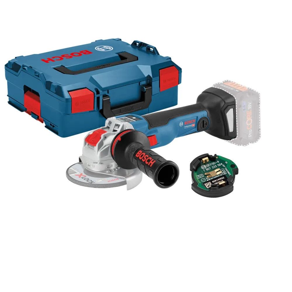 Bosch Akku-Winkelschleifer GWX 18V-10 SC Ø 125 mm mit X-LOCK Solo inkl. Modul GCY 42 L-BOXX - 06017B0400