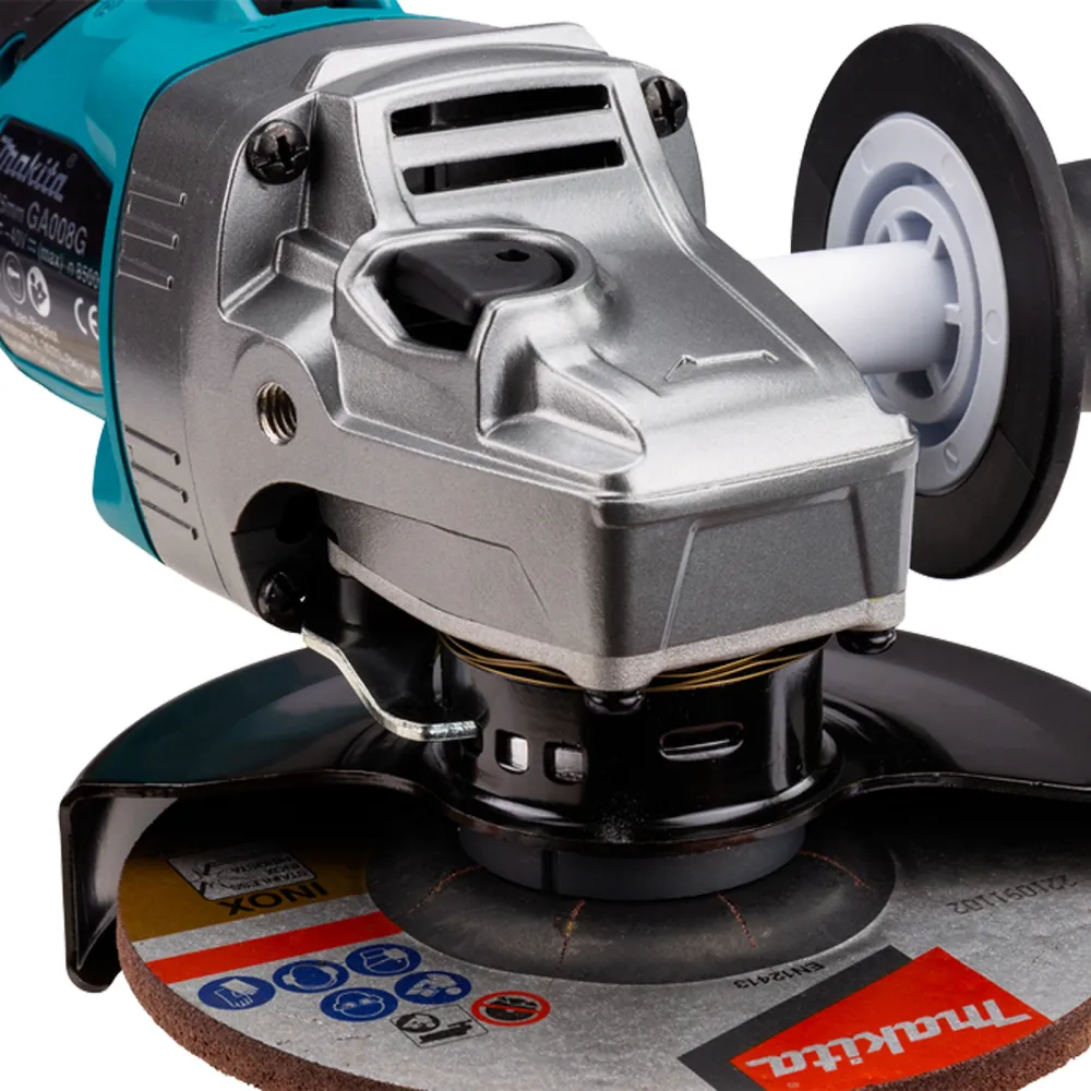 Makita GA008GM201 Akku-Winkelschleifer Ø 125 mm 40 V max. / 2x 4,0 Ah Akku + Ladegerät im MAKPAC