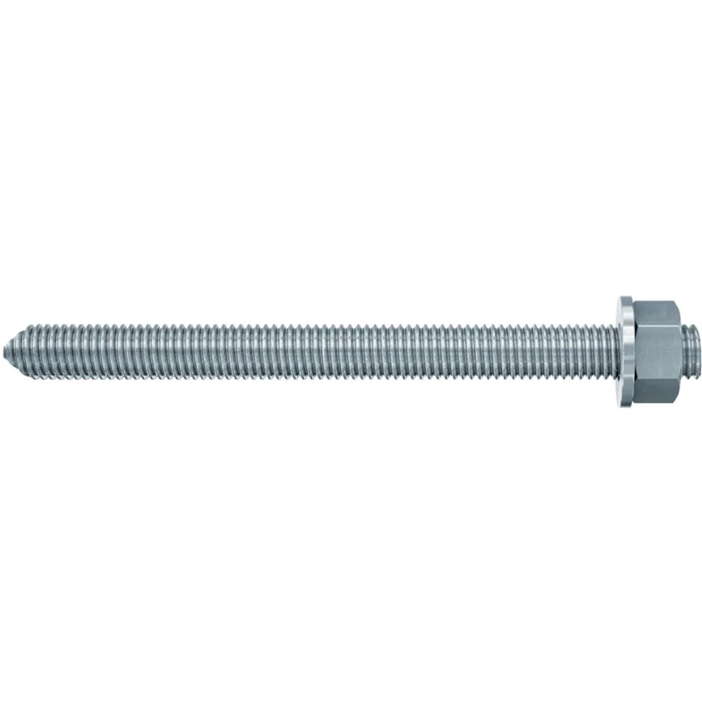 Fischer 10x Ankerstange RG M 16 x 380 mm galvanisch verzinkt Stahlgüte 5.8 - 095722