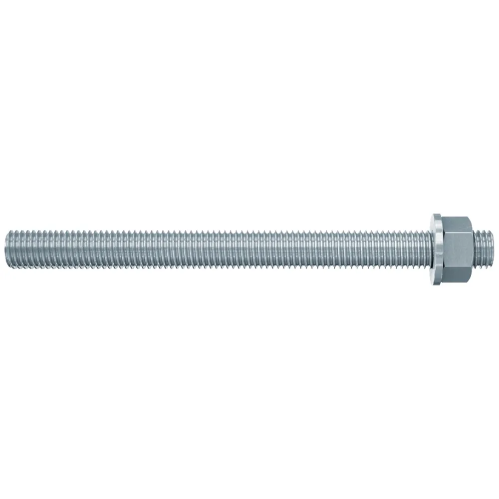 Fischer 10x Ankerstange FIS M 20 x 290 mm galvanisch verzinkt Stahlgüte 5.8 - 90293