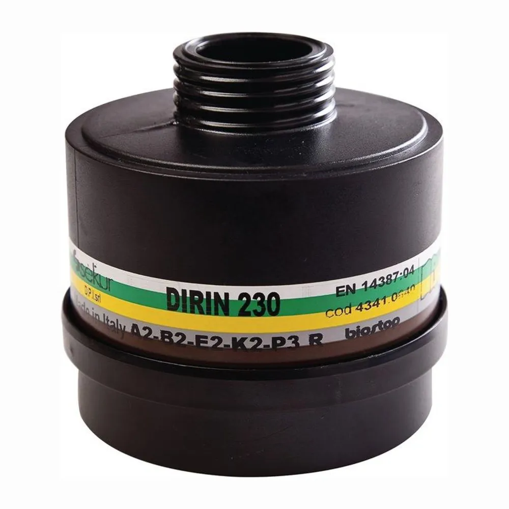 EKASTU Mehrbereichskombifilter DIRIN 230 EN 14387 DIN EN 148-1 A2 B2 E2 K2-P3R D - 422782