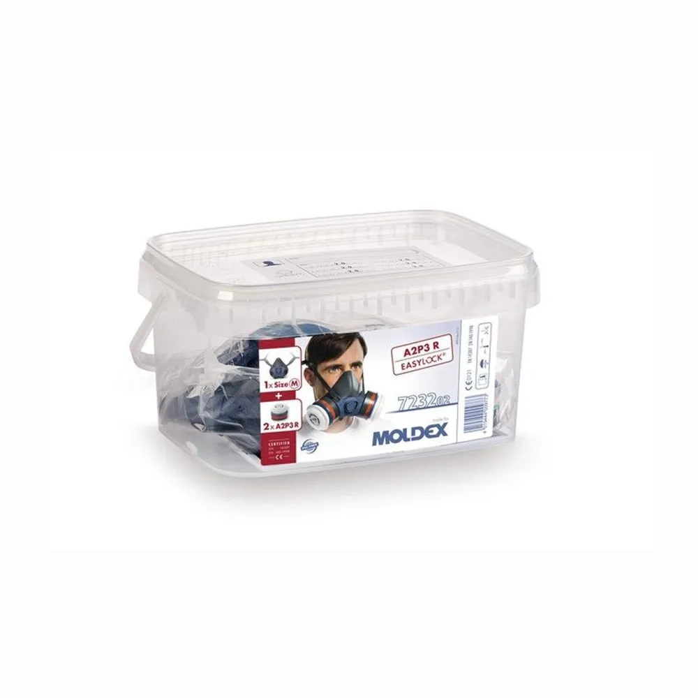 Moldex Atemschutzbox 723202 1x 700201 2x A2P3 R Filter 923001 - 723202