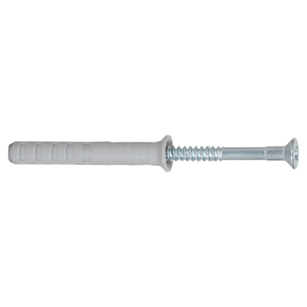 Fischer 100x Nageldübel N 5 x 30/5 S mit Nagelschraube - 50395