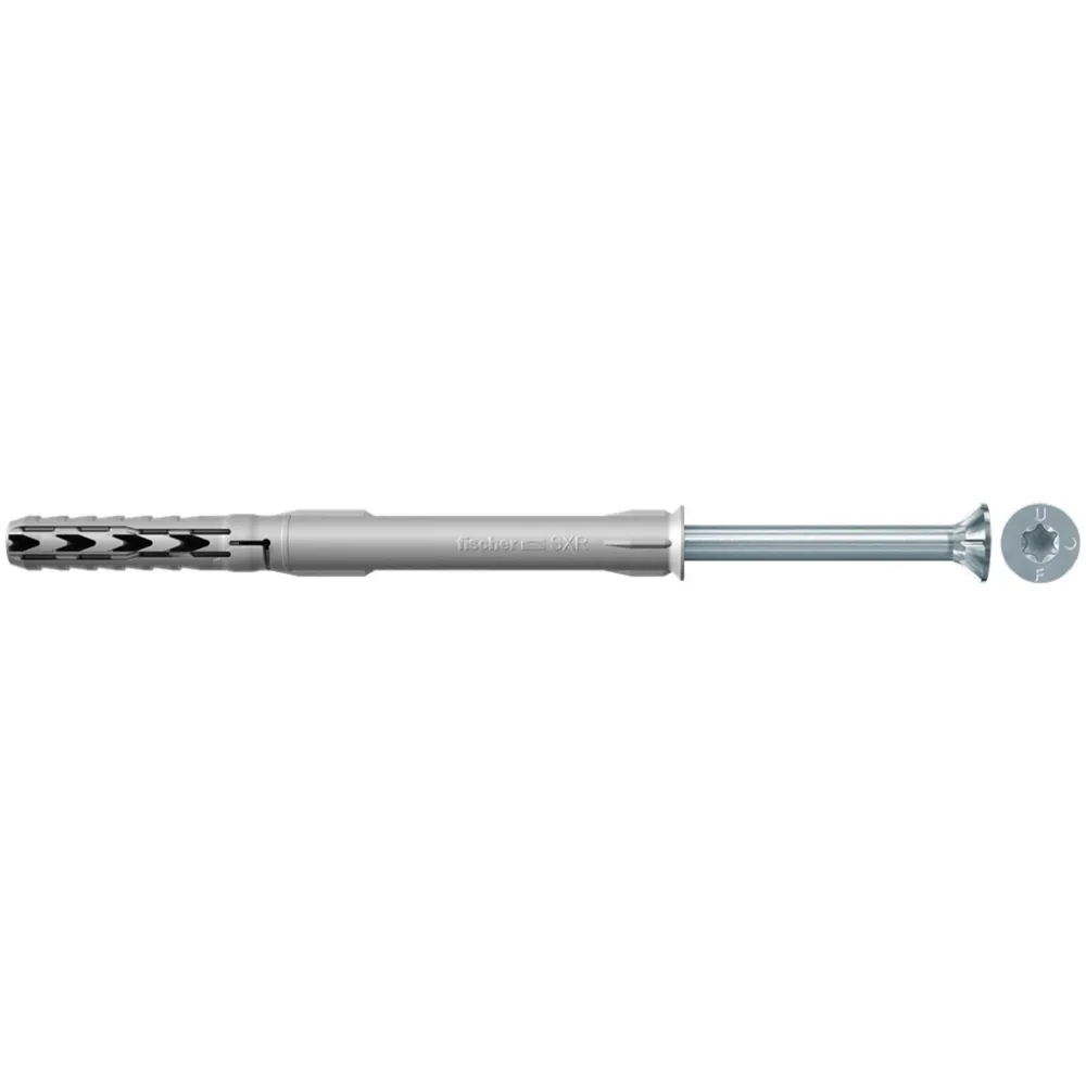 Fischer 50x Langschaftdübel SXR 10 x 80 mm FUS Sechskantschraube mit U-Scheibe - 46330