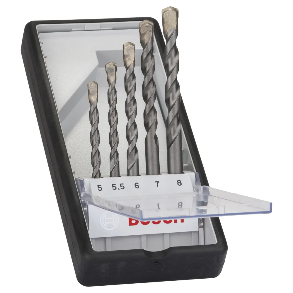 Bosch Betonbohrer-Robust Line-Set Silver Percussion 5tlg. 5 - 8 mm - 2607010526