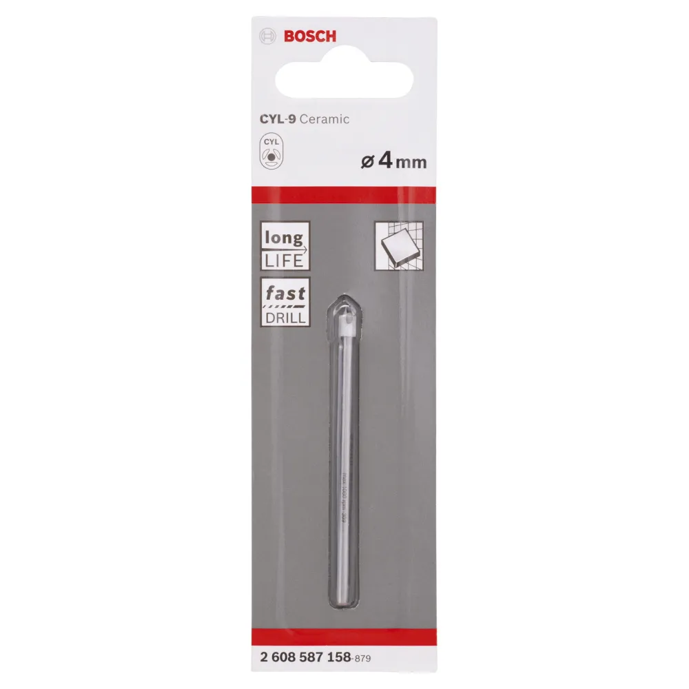 Bosch Fliesenbohrer CYL-9 Ceramic 4 x 70 mm - 2608587158