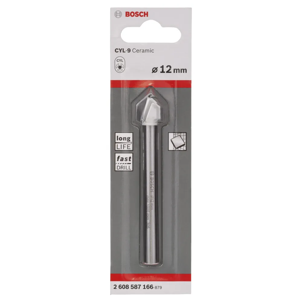 Bosch Fliesenbohrer CYL-9 Ceramic 12 x 90 mm - 2608587166