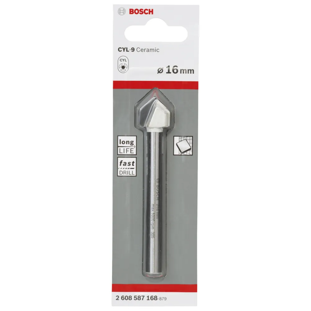 Bosch Fliesenbohrer CYL-9 Ceramic 16 x 90 mm - 2608587168