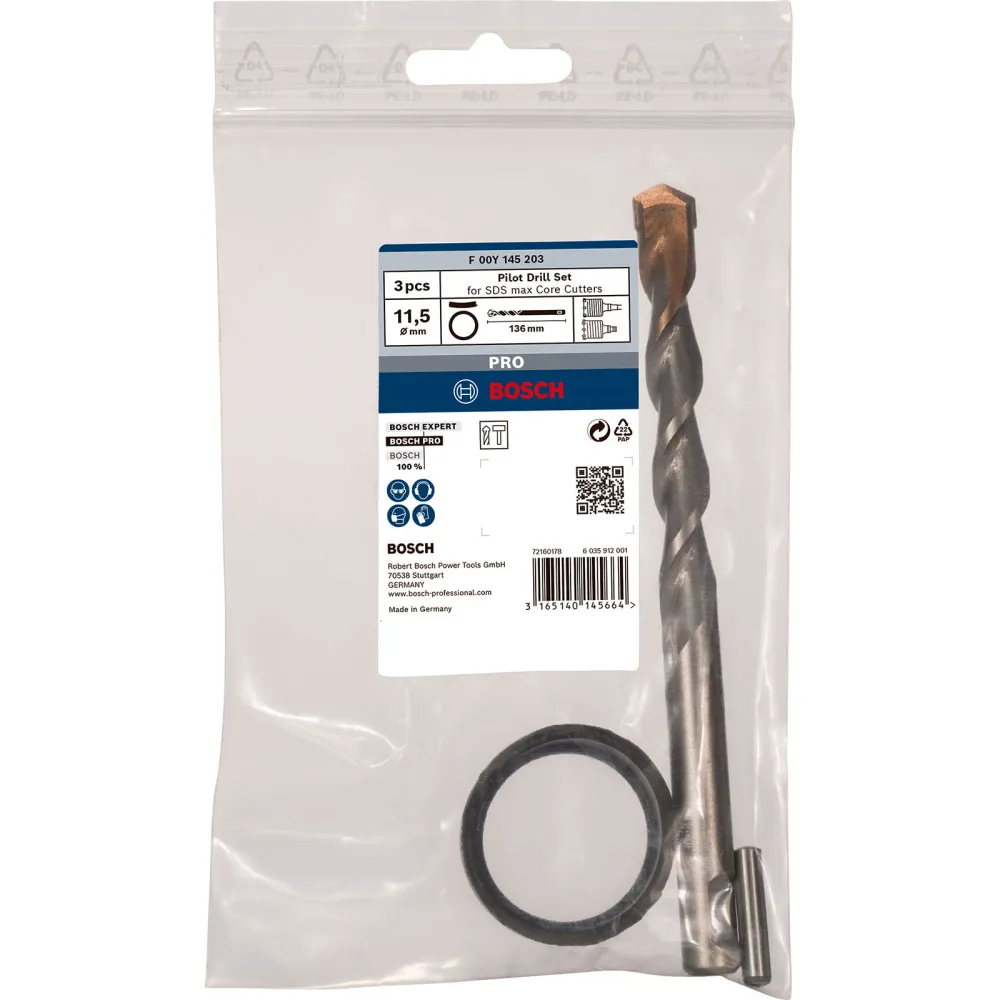 Bosch PRO Pilot Drill Set SDS max Core Cutter 115,5 x 84 mm - F00Y145203