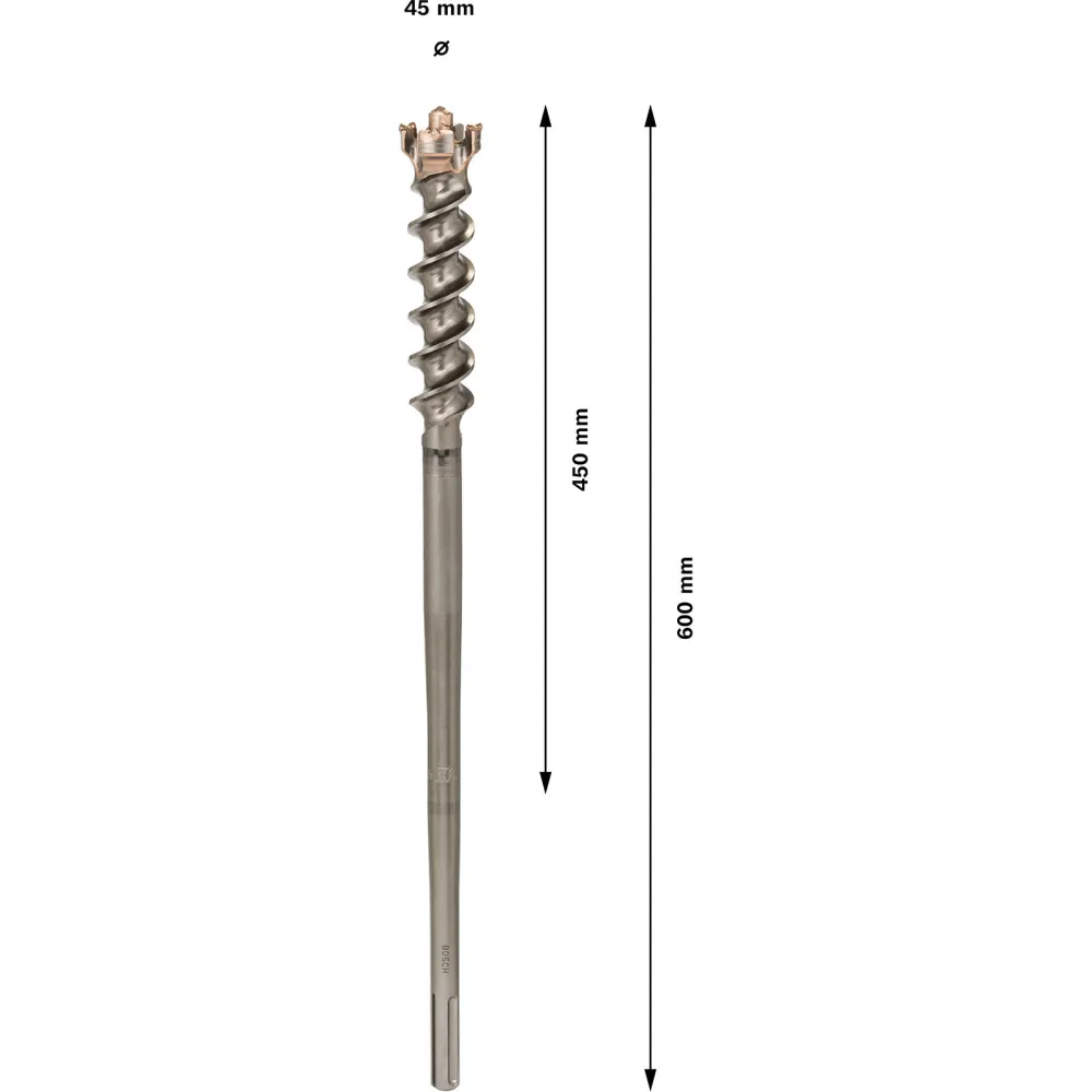 Bosch PRO SDS max-9 Break Through Bohrer 45 x 450 x 600 mm - 1618596455
