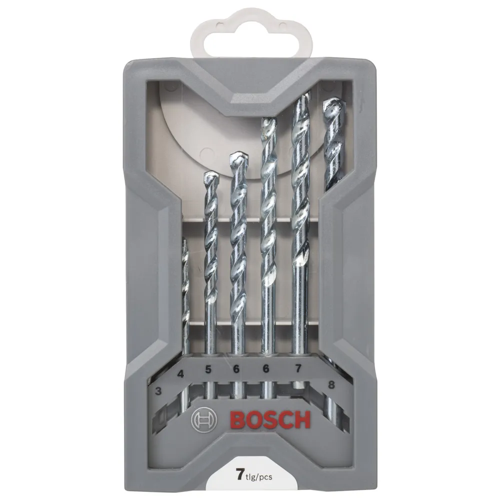 Bosch Steinbohrer-Set CYL-1, 7tlg., 3, 4, 5, 6, 6, 7, 8 mm - 2607017079