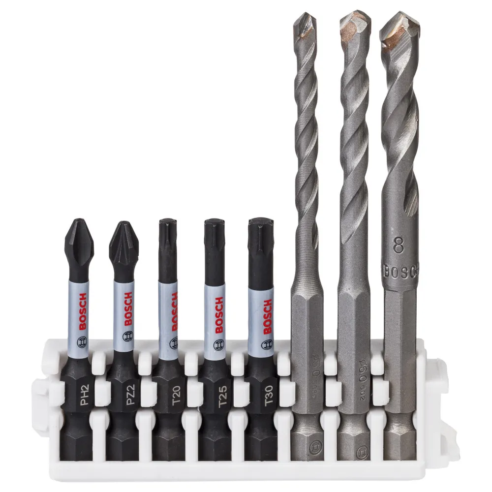 Bosch Impact Control HEX-9 Ceramic + Power Bit-Set 8tlg. - 2608577145