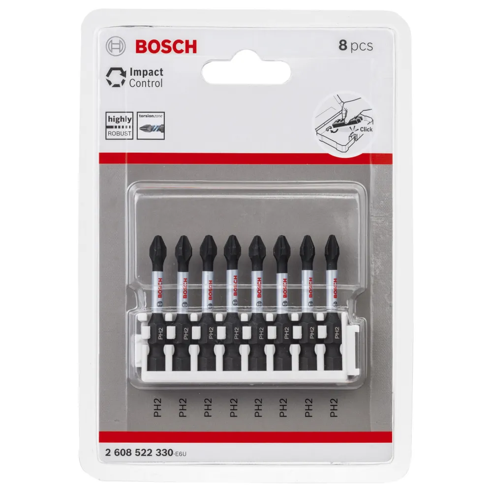 Bosch PRO Phillips Impact Bit PH2 55 mm 8-tlg. - 2608522330