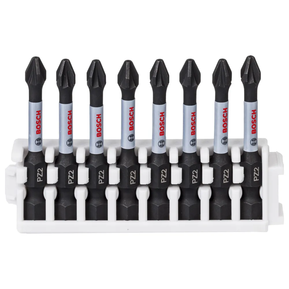 Bosch PRO Pozidriv Impact Bit PZ2 55 mm 8-tlg. - 2608522331