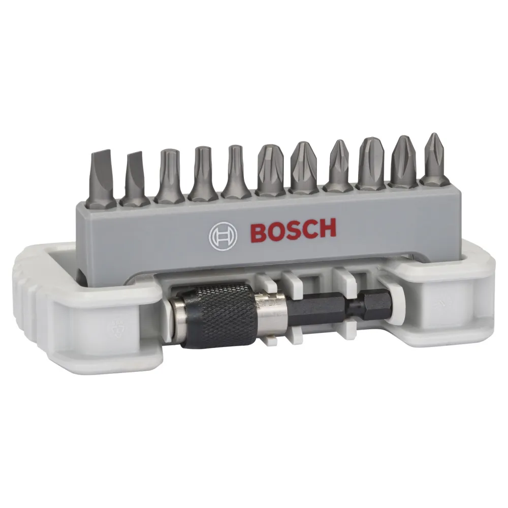 Bosch Schrauberbit-Set Extra-Hart, 11tlg. PH, PZ, T, S, 25 mm, Bithalter -2608522130