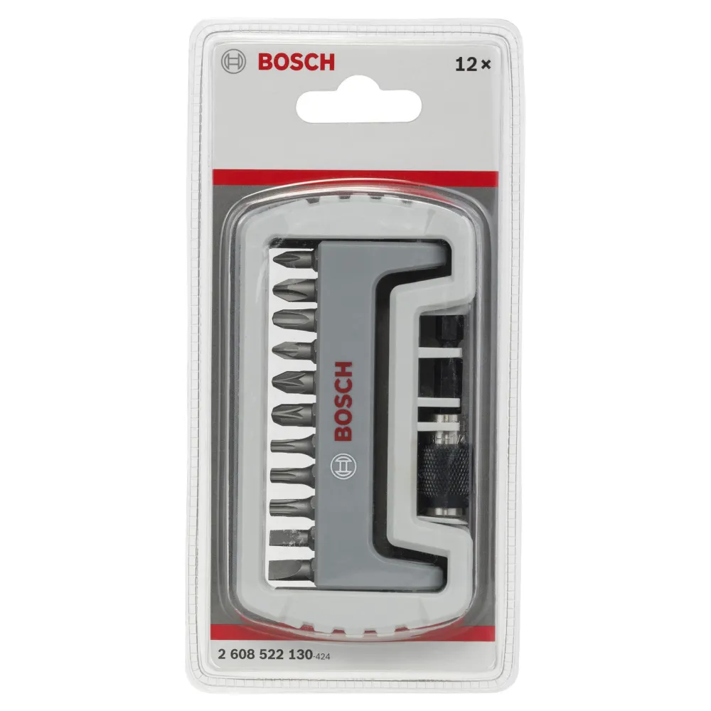 Bosch Schrauberbit-Set Extra-Hart, 11tlg. PH, PZ, T, S, 25 mm, Bithalter -2608522130
