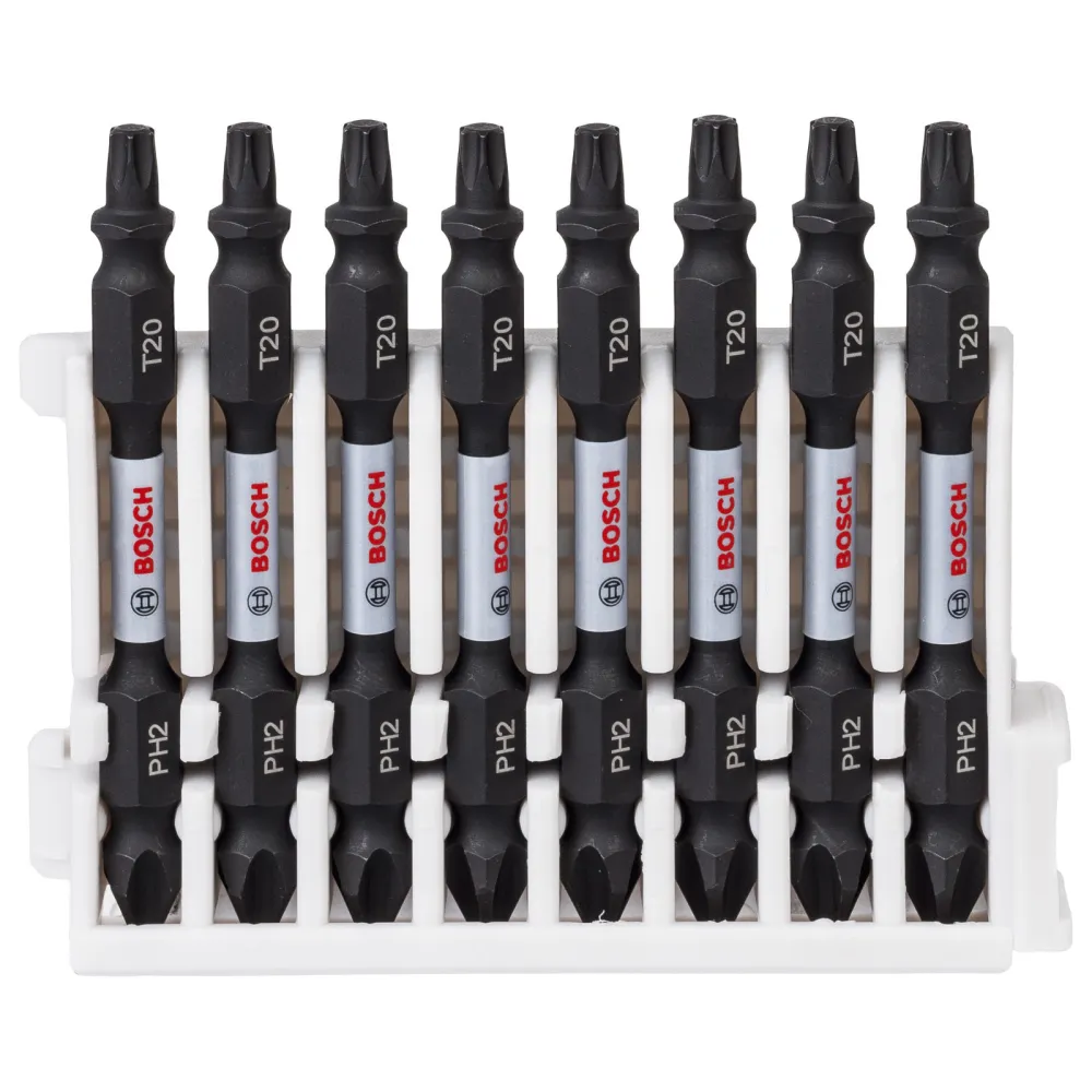 Bosch Schrauberbit-Set Impact Control mit Doppelklinge 8tlg. PH Torx 65 mm - 2608522335
