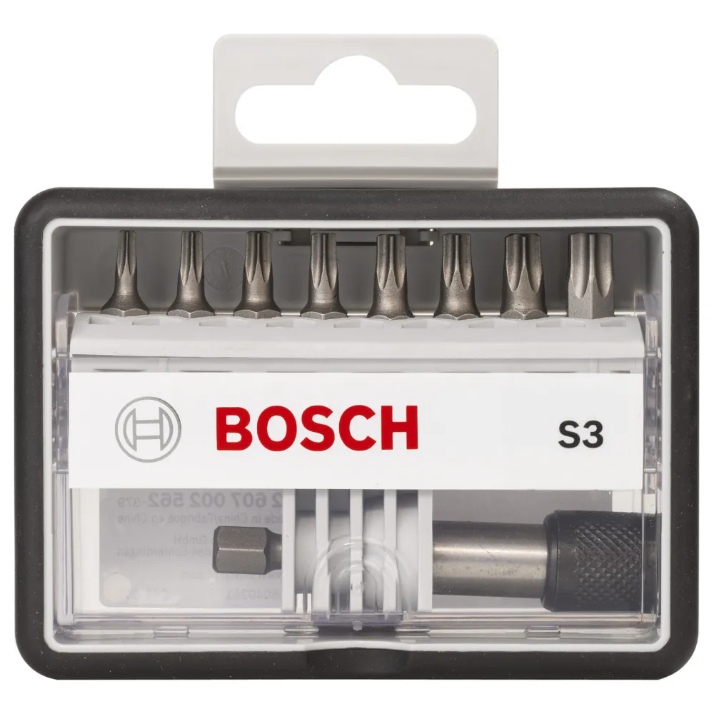 Bosch Schrauberbit-Set Robust Line S Extra Hard 8+1tlg. 25 mm T - 2607002562
