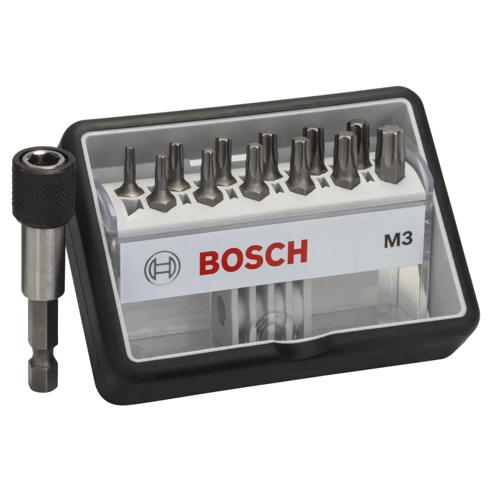 Bosch Schrauberbit-Set Robust Line M Extra-Hart 12+1tlg. 25 mm Torx - 2607002565