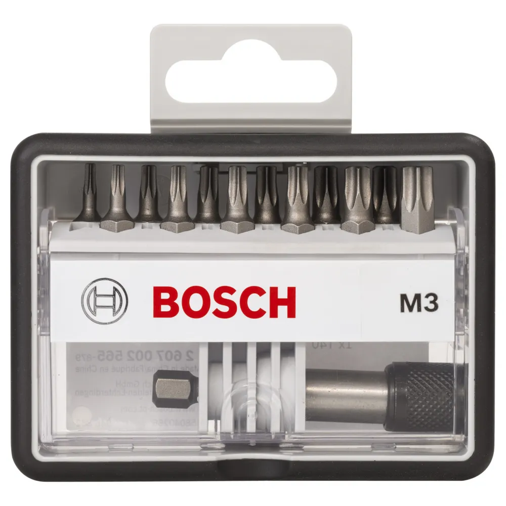 Bosch Schrauberbit-Set Robust Line M Extra-Hart 12+1tlg. 25 mm Torx - 2607002565