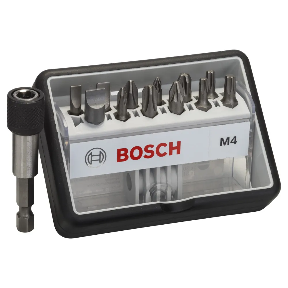 Bosch Schrauberbit-Set Robust Line M Extra-Hart 12+1tlg. 25 mm PH PZ Torx S - 2607002566