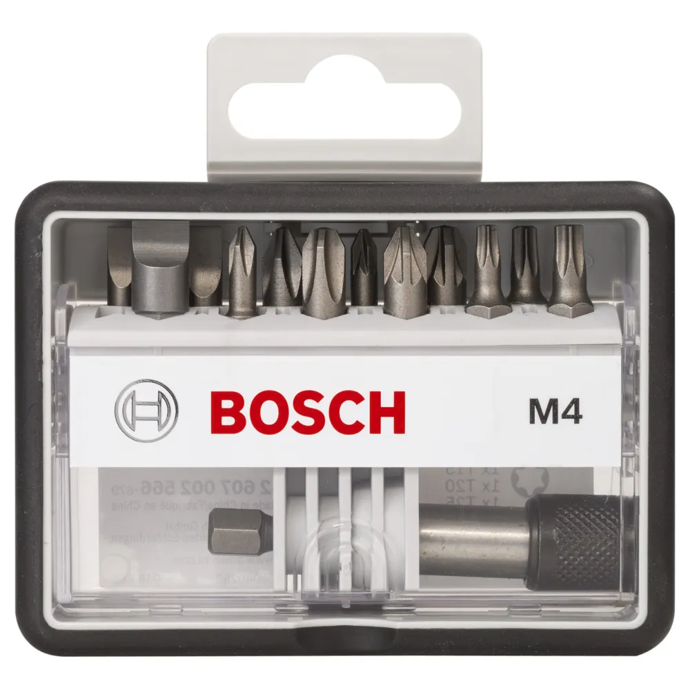 Bosch Schrauberbit-Set Robust Line M Extra-Hart 12+1tlg. 25 mm PH PZ Torx S - 2607002566