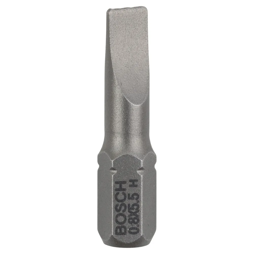 Bosch 3x Schrauberbit Extra-Hart, S 0,8 x 5,5, 25 mm - 2607001461