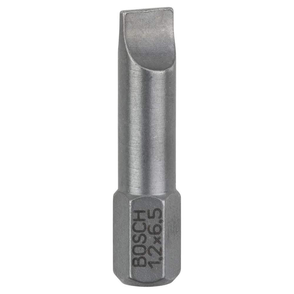 Bosch 3x Schrauberbit Extra-Hart, S 1,2 x 6,5, 25 mm - 2607001466