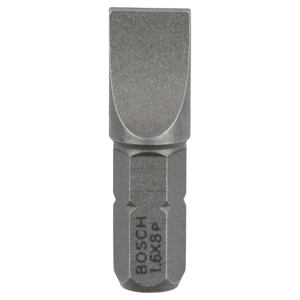 Bosch 3x Schrauberbit Extra-Hart, S 1,6 x 8,0, 25 mm - 2607001471