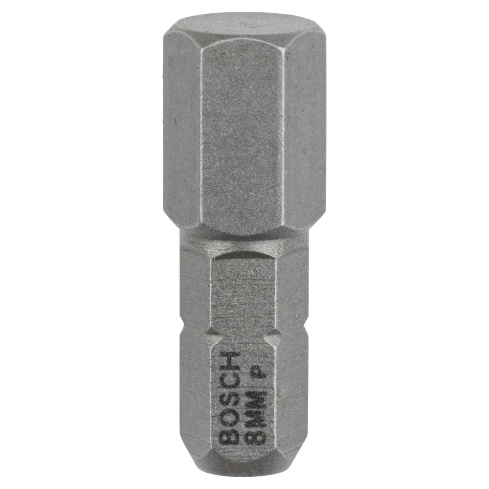 Bosch 3x Schrauberbit Extra-Hart, HEX 8, 25 mm - 2607001730