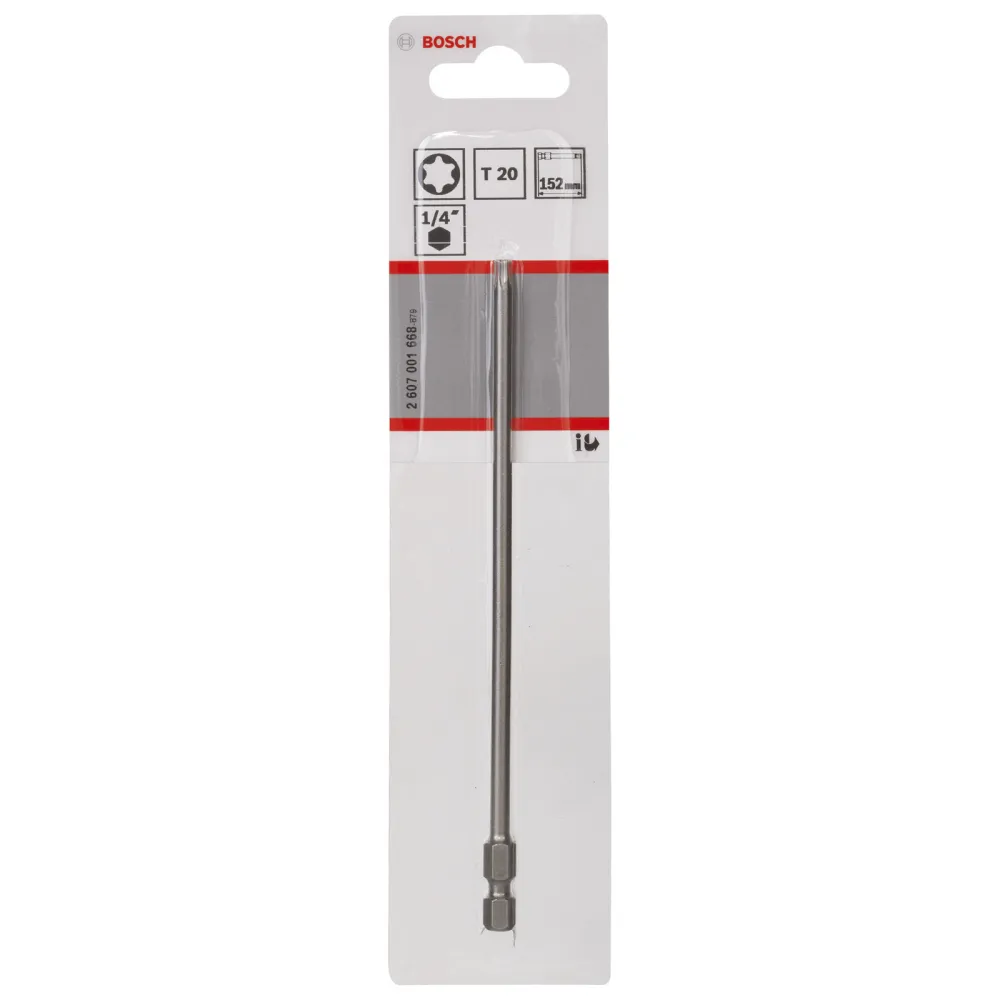 Bosch 1x Schrauberbit Extra-Hart, T20, 152 mm - 2607001668