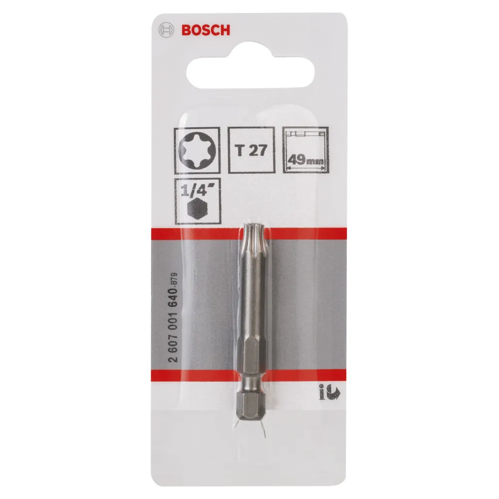 Bosch 1x Schrauberbit Extra-Hart, T27, 49 mm - 2607001640