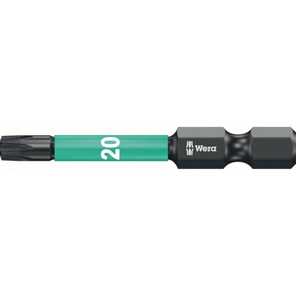 Wera 5x Bit IMPAKTOR DC T20 Länge 50 mm 1/4" E6,3 - 5157664001