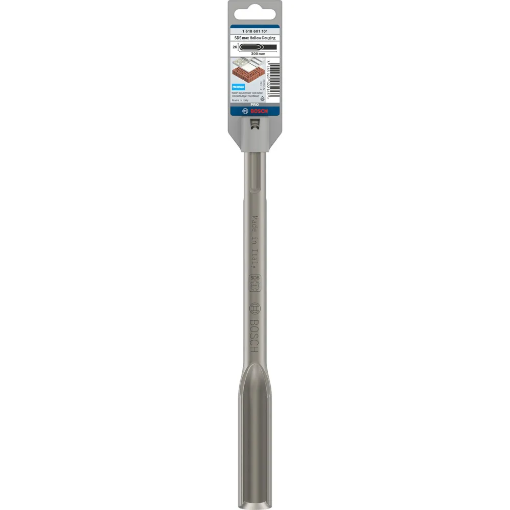 Bosch PRO SDS max Hollow Gouging Meißel 26 x 300 mm - 1618601101
