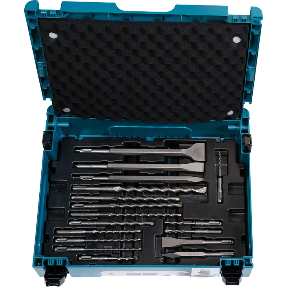 Makita SDS-PLUS Bohrer- / Meißel-Set 17tlg. Jubiläumsmodell im Makpac - E-17790