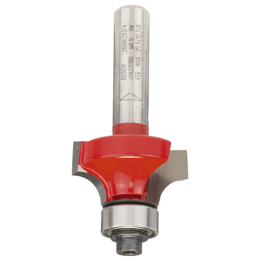 Bosch Abrundfräser Expert Wood 8 mm D 25,4 mm R1 6,4 mm AL 12,7 mm G 55,2 mm - 2608629374